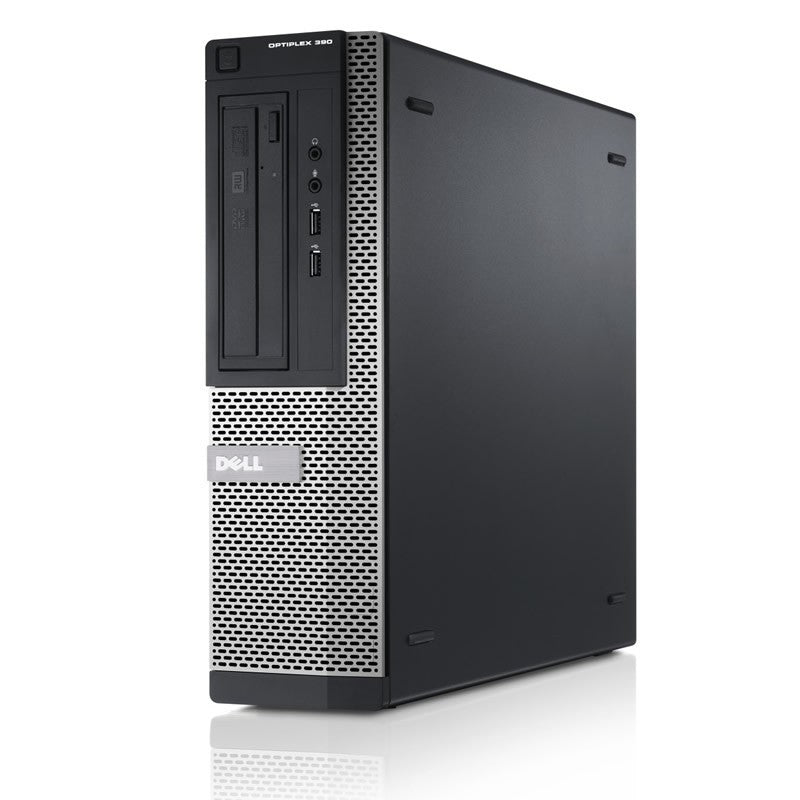 Dell Optiplex 390 desktop form factor DTFF front right ports
