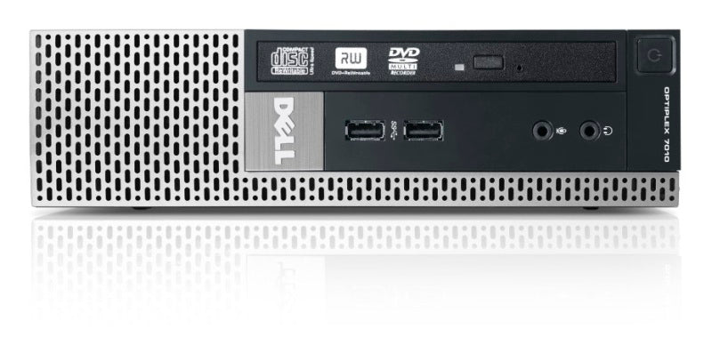 Dell Optiplex refurbished 7010 USFF on side view