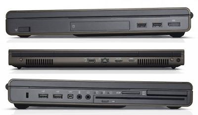 Dell Precision M4700 Laptop Workstation front left and right ports view