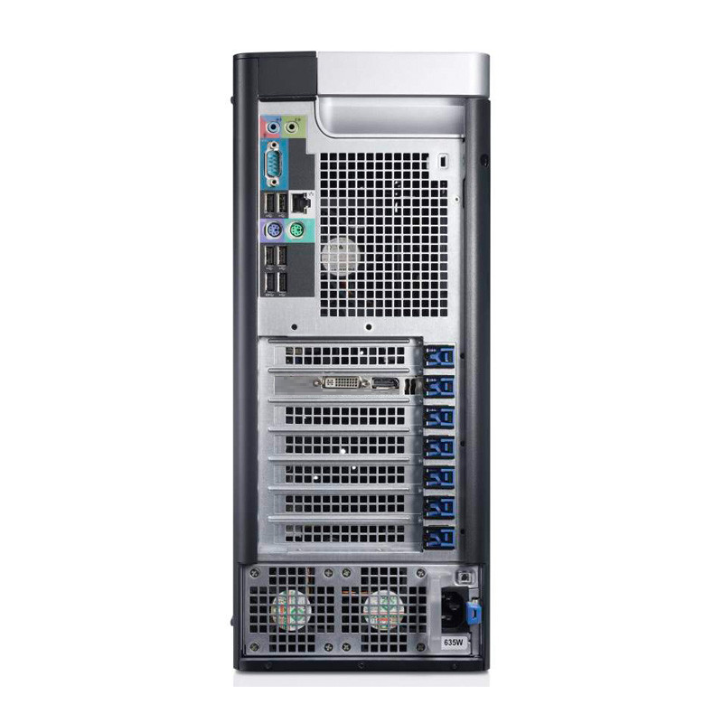 Dell Precision T3600 Desktop Computer Back Ports