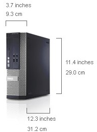 Dell Optiplex 3010 Small Form Factor Dimensions